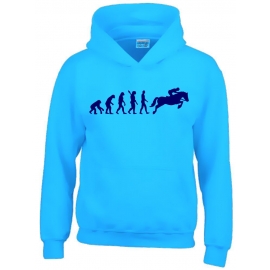 REITEN Evolution Kinder Sweatshirt mit Kapuze HOODIE Kids Gr.128 - 164 cm Voltegieren, Springreiten, Reitunterricht, Reiturnier