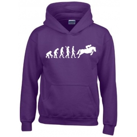 REITEN Evolution Kinder Sweatshirt mit Kapuze HOODIE Kids Gr.128 - 164 cm Voltegieren, Springreiten, Reitunterricht, Reiturnier