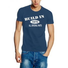 Built In 1970 all original parts !  T-Shirt Geburtstag Jubiläum Birthday S M L XL XXL 3XL 4XL 5XL auch als Sweatshirt mit Kapuze