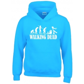 ZOMBIE Evolution Walking Dead ! Kinder Sweatshirt mit Kapuze HOODIE Kids Gr.128 - 164 cm NEIN SAGEN !