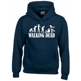 ZOMBIE Evolution Walking Dead ! Kinder Sweatshirt mit Kapuze HOODIE Kids Gr.128 - 164 cm NEIN SAGEN !