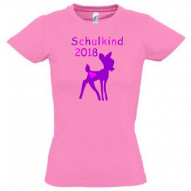 Schulkind 2018 ! Mädchen Geschwister T-Shirt Kids Gr.128 - 164 cm Einschulung, erster Schultag, 1. Klasse, Kindergartenabschieds Shirt