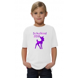 Schulkind 2018 ! Mädchen Geschwister T-Shirt Kids Gr.128 - 164 cm Einschulung, erster Schultag, 1. Klasse, Kindergartenabschieds Shirt