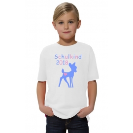 Schulkind 2018 ! Mädchen Geschwister T-Shirt Kids Gr.128 - 164 cm Einschulung, erster Schultag, 1. Klasse, Kindergartenabschieds Shirt