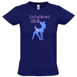 Schulkind 2018 ! Mädchen Geschwister T-Shirt Kids Gr.128 - 164 cm Einschulung, erster Schultag, 1. Klasse, Kindergartenabschieds Shirt