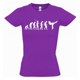 Mädchen Karate KICKBOXEN Evolution Kinder T-SHIRT Kids Gr.128 - 164 cm Thai Boxen, Taekwondo, Judo, K1, Aikido, Ju Jutsu