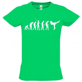 Mädchen Karate KICKBOXEN Evolution Kinder T-SHIRT Kids Gr.128 - 164 cm Thai Boxen, Taekwondo, Judo, K1, Aikido, Ju Jutsu