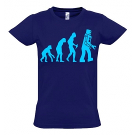 ROBOTER Evolution Kinder T-Shirt Kids Gr.128 - 164 cm