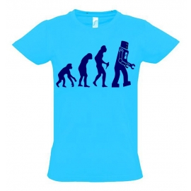 ROBOTER Evolution Kinder T-Shirt Kids Gr.128 - 164 cm