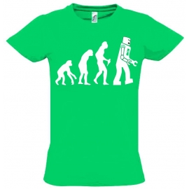 ROBOTER Evolution Kinder T-Shirt Kids Gr.128 - 164 cm