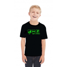 EAT SLEEP HANDBALL Kinder T-Shirt Kids Gr.128 - 164 cm