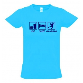 EAT SLEEP HANDBALL Kinder T-Shirt Kids Gr.128 - 164 cm