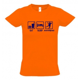 EAT SLEEP HANDBALL Kinder T-Shirt Kids Gr.128 - 164 cm