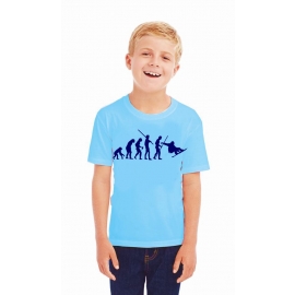 SNOWBOARD Evolution Kinder T-Shirt Kids Gr.128 - 164 cm