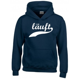 LÄUFT ! Kinder Sweatshirt mit Kapuze HOODIE Kids Gr.128 - 164 cm LASST MICH IN RUHE !