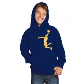 DUNK Basketball Slam Dunkin Kinder Sweatshirt mit Kapuze HOODIE Kids Gr.128 - 164 cm