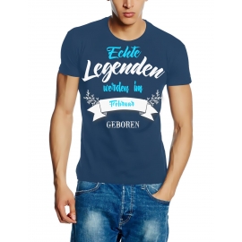 Echte Legenden werden im Februar geboren ! Geburtstag T-SHIRT Gr.S M L XL XXL 3XL 4XL 5XL schenken Birthday Party Feiern