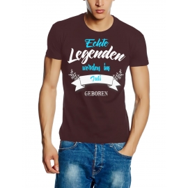 Echte Legenden werden im Juli geboren ! Geburtstag T-SHIRT Gr.S M L XL XXL 3XL 4XL 5XL schenken Birthday Party Feiern