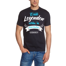 Echte Legenden werden im November geboren ! Geburtstag T-SHIRT Gr.S M L XL XXL 3XL 4XL 5XL schenken Birthday Party Feiern