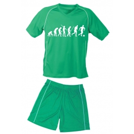 TRIKOT SET Fußball Evolution Kinder Fußball Trikot + Hose  Kids 98-104, 110-116, 122-128, 134-140, 146-152, 158-164 cm schwarz, rot, blau. Grün, orange, weiß, gelb