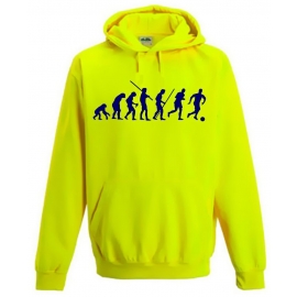 FUSSBALL EVOLUTION ! NEON KINDER SPORT HOODIES  Sweatshirt mit Kapuze- Neongelb, Neongrün, Neonpink, Neonorange Kinder Funktionsshirts Trikot für alle Sportarten 3 bis 14 Jahre