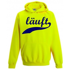 LÄUFT ! NEON KINDER SPORT HOODIES  Sweatshirt mit Kapuze- Neongelb, Neongrün, Neonpink, Neonorange Kinder Funktionsshirts Trikot für alle Sportarten 3 bis 14 Jahre