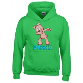 DABBIN FERKEL ! Kinder HOODIE Sweatshirt mit Kapuze Kids Gr.128 - 164 cm Dabbing