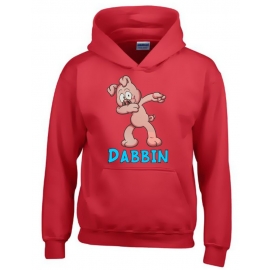 DABBIN FERKEL ! Kinder HOODIE Sweatshirt mit Kapuze Kids Gr.128 - 164 cm Dabbing