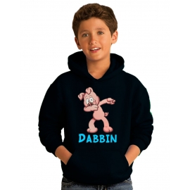 DABBIN FERKEL ! Kinder HOODIE Sweatshirt mit Kapuze Kids Gr.128 - 164 cm Dabbing