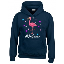 FLAMINGO GIRLPOWER - Kids Gr.116 128 140 152 cm Einschulung, erster Schultag, 1. Klasse, Kindergartenabschieds Shirt