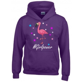 FLAMINGO GIRLPOWER - Kids Gr.116 128 140 152 cm Einschulung, erster Schultag, 1. Klasse, Kindergartenabschieds Shirt