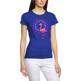 FLAMINGO STARS ! Unicorn Damen T-Shirt Gr.S M L XL XXL schenken Birthday Party Feiern