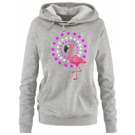 FLAMINGO STARS ! Unicorn Damen Hoodie - Sweatshirt mit Kapuze Gr.S M L XL XXL schenken Birthday Party Feiern