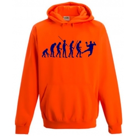 HANDBALL EVOLUTION ! NEON KINDER SPORT HOODIES  Sweatshirt mit Kapuze- Neongelb, Neongrün, Neonpink, Neonorange Kinder Funktionsshirts Trikot für alle Sportarten 3 bis 14 Jahre