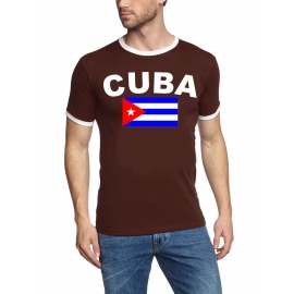 CUBA FLAGGE - Kuba Libre T-shirt Ringer S M L XL XXL Havana