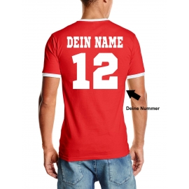 WM 2018 POLSKA Adler T-SHIRT mit Deinem NAMEN + NUMMER ! POLEN Fußball Trikot Ringer weiß S M L XL XXL