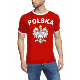 WM 2018 POLSKA Adler T-SHIRT mit Deinem NAMEN + NUMMER ! POLEN Fußball Trikot Ringer weiß S M L XL XXL