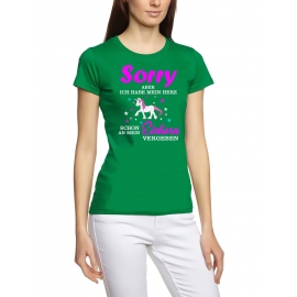 Sorry aber ich habe mein Herz schon an mein Einhorn vergeben ! Unicorn Damen T-Shirt Gr.S M L XL XXL schenken Birthday Party Feiern