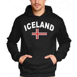 ICELAND  Kapuzensweater ISLAND blau, schwarz, weiss S M L XL XXL 3XL