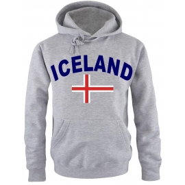 ICELAND  Kapuzensweater ISLAND blau, schwarz, weiss S M L XL XXL 3XL