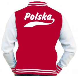 Polska Collegejacke Rot Polen WM 2018 Fussball XS S M L XL XXL Erwachsene und Kinder