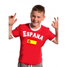 WM 2018 Fußball alle Nationen Kinder T-Shirt Trikot  Deutschland England Frankreich Brasilien... alle 30 Länder Gr.128 140 152 164 176 cm