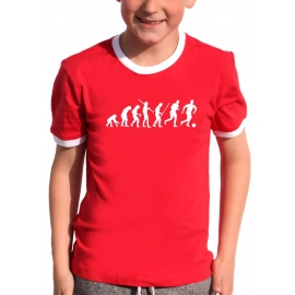 Fußball Evolution Kinder T-Shirt Trikot blau grün rot schwarz weiss Gr.128 140 152 164 176 cm