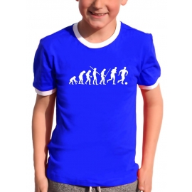 Fußball Evolution Kinder T-Shirt Trikot blau grün rot schwarz weiss Gr.128 140 152 164 176 cm