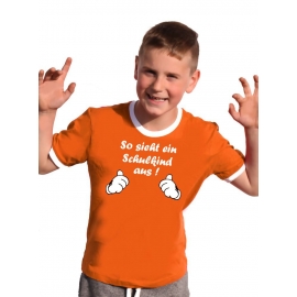 So sieht ein Schulkind aus !! Kids Gr.104 - 140 cm Einschulung, erster Schultag, 1. Klasse, Kindergartenabschied T-Shirt