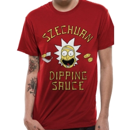 RICK and MORTY Szechuan Dipping Sauce ORIGINAL  Grössen S M L XL 2XL