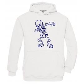 Dabbing Skelett Hoodie Sweatshirt mit Kapuze Gr. 116 128 140 152 164 cm