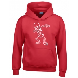 Dabbing Skelett Hoodie Sweatshirt mit Kapuze Gr. 116 128 140 152 164 cm