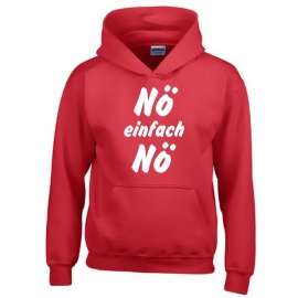 NÖ einfach NÖ ! Hoodie Sweatshirt mit Kapuze Gr. 116 128 140 152 164 cm