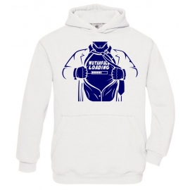 WUTANFALL LOADING ! Hoodie Sweatshirt mit Kapuze Superhelden Gr. 116 128 140 152 164 cm